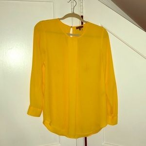 Vince Camuto Yellow Blouse